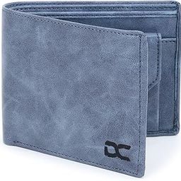 Men's Blue Artificial Leather Wallet (5 Card Slots,Sky Blue)-picture-54