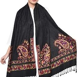 Women's Synthetic Stole (WVST-610- Black_M)-image-30