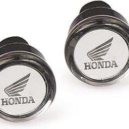 Grandbiker LED Crystal Handlebar/Handle Weight Light Indicators For Universal Honda (White & Yellow, White & Blue)-0