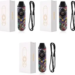 HASTHIP® Kazoo Musical Instruments for Kids and Adults Graffiti Style Fashion Tunable with 15PCS Membrane Lanyard Playing Instructions Storage Case-image-77