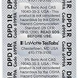 LaMotte 6999A Visual Grade TesTabs, DPD #1, 100 ct.-picture-22