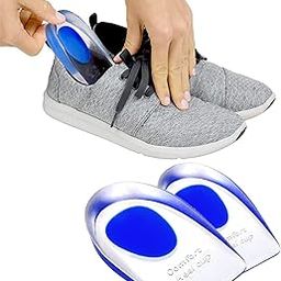 Marita Gel Heel Cups for Heal Pain Support Silicone Heel Pads for Heel Ankle Pain, Shoe Support Pad for Men and Women Shock Cushion Pad for Heels (2)-picture-15