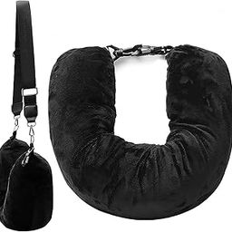 Travel Neck Pillow, Fillable Neck Pillow, Travel Pillow for Filling with Clothes, Stuffable Travel Pillow, Tubular Travel Pillow, with Clothes for Travel, with Clothes for Travel-picture-38
