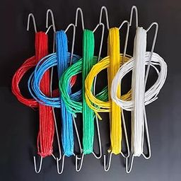 CALANDIS® Flower Tomato Support J Hook Clips Garden Hooks String Rope 32.8ft red-image-26