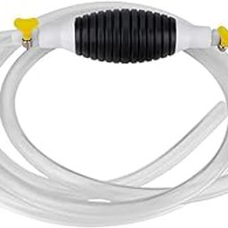 TRIDEO 𝟏𝟓 𝐲𝐞𝐚𝐫𝐬 𝐰𝐚𝐫𝐫𝐚𝐧𝐭𝐲 Fuel - Transfer Pump Kit Tank Sucker Siphon Hose Pipe with 2 Durable PVC Hoses Newest High Flow Hand Pump Portable Manual Car Pump for Petrol Diesel-10
