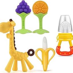 Graysee Ultra Soft Bristle Baby Gum Massager Banana Teething Shaped Silicone Toothbrush Teethers/Fruit Teether for Toddlers/Infants/New Borns/Baby Teether (Standard, Multi-11)-6