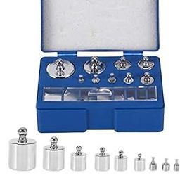 17Pcs Precision Calibration Weight Set，Precision Weight- 1 x 100g,1 x 50g,2 x 20g,1 x 10g, 1 x 5g, 2x2g, 1x 1g, 1x500mg, 2x200mg, 1 x 100mg, 1 x 50mg, 2 x 20mg, 1 x 10mg-17