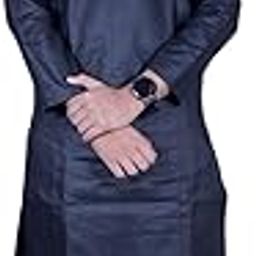 Mens Black Colour Kurta Pajaama Set-image-94