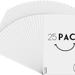 Golden State Art, 25 Pack 5X7 Bright White Backing Board for Frames, Pictures, Photos and More-image-55