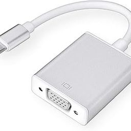 WiredCom® USB Type C to VGA Adapter, USB 3.1 (Thunderbolt 3) Converter Compatible With MacBook Pro, Air, Dell XPS 13/15, Surface Book 2 and More-image-6
