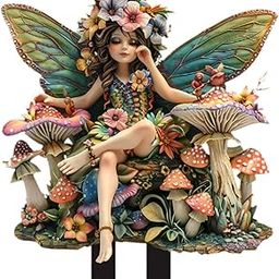 Enakshi® Fairy Garden Stake Unique Acrylic Sturdy Yard Sign for Patio Pathway Outdoor|Home & Garden | Home D?©cor | Plaques & Signs-image-19