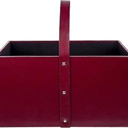 Premium Vegan leather Magazine Holder /Storage Box For Office, Personal Use - Brown-image-92