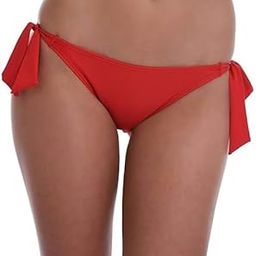 Women Side-Tie Bikini Bottom, Black, Adjustable Strings-image-89