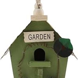 LOOM TREE Country Cottages Wood Bird House Hanging Birdhouse Condo Garden Decor B | Birdhouses | Bird & Wildlife Accessories | Yard, Garden & Outdoor Living-image-15