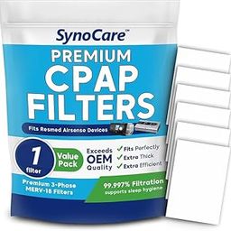 Synocare CPAP & BiPAP Hypoallergenic Filter for S9 and Air 10 (Pack of 1) Durable, Clean & Green Filter, Compatible with S9 and AirSense 10 Models, Keeps Air Fresh and Ensures Optimal Performance-image-3