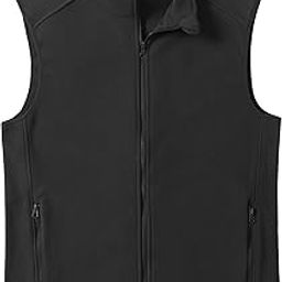 Ubervia Men's Fleece Vest Outdoor Sleevess Jackets Polar Soft Vest with Zip Pockets Warm Outerwear for Fall & Winter-image-34