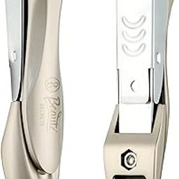 Beauté Secrets Curved Nail Cutter With Nail File, Anti-Splash Design, Stainless Steel, Ideal for Fingernail and Toenail, Ingrown Toe Nail Remover, Nail Clipper for Men Women (Premium | 16A)-54