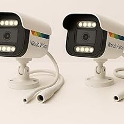 World Vision Security Camera, 1080p HD, Full-Colour Night Vision, IP67 Weather Resistant, 24/7 Surveillance with Audio | Pack of 2-image-47