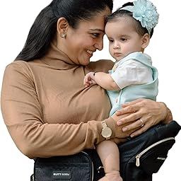 BUTT BABY Black Gold Baby Carrier With Hip Seat For Toddler-image-71
