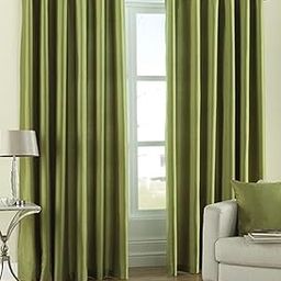 Raghav Polyester Double Piece Door Curtains_Green-image-63