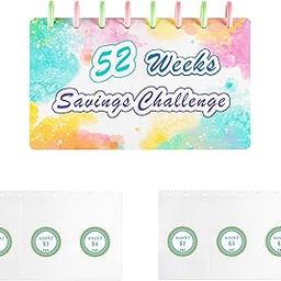 SECRET DESIRE52 Week Saving Challenge Binder for Cash Saving Budget Binder for Girls Boys Color C|Office|Office Supplies|Calendars & Planners|Planners & Organizers-image-55