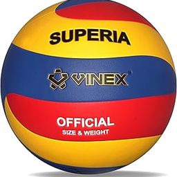Vinex Volleyball - Superia, Size 5, Soft PU, Pasted Construction, Butyl Bladder, Nylon Winding, 1 Pc Indoor/Outdoor Volleyball-image-81