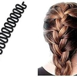 Stylazo Hair Bun Maker And Braids Tools Hair Accessories For Women Hair Styling Accessories For Women, Black Hair Accessory Set (Black)-image-66
