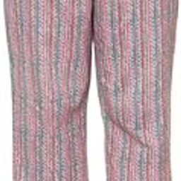 Soft Cotton Multicolor Striped Print Office or Casual Wear Pant for Women-image-46