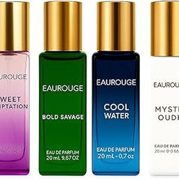 Luxury Long Lasting Perfume Gift Set for Man 7 Women | 4x20ml | Gifts for Men & Women | Aquatic, Citrus, Fruity, Sauvage Premium Fragrance Scent-image-62