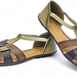 Woman's Flat Comfortable Sandal | Doctor Insole Soft & Comfortable | Best For All Seasons | True Anti-Skid TPR Sole | Fashionable & Trendy (W-14)-image-54