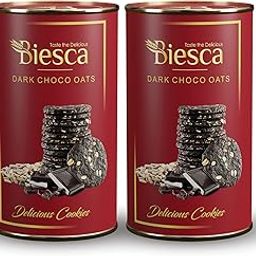 Biesca Premium Handmade Dark Choco Oats Cookies 160g Handcrafted with Butter and Dark Chocolate, Perfect Snack for Mid- Meal Cravings, Eggless Cookies (Pack of 2)-12
