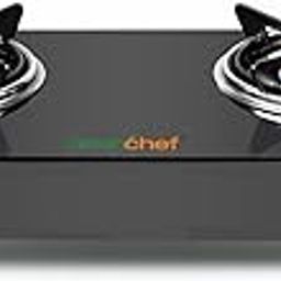 GREENCHEF Elon Glass cook top Two Burner Gas stove,Black Body (Manual Ignition), toughened glass top, Compact Design, pan support – ISI certified-image-10