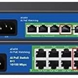 Imported AI Featured 8 Port PoE (2/4+) & 4 Port PoE (1/1+) Combo 10/100Mbps CCTV Networking Switch, Super Quality - 1 Year Warranty-image-21