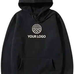 custom Customizable Black Pullover Hooded Sweatshirt, Your Design/Logo/Picture - StadiumEX-picture-43