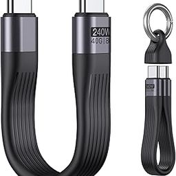 Verilux® TYPE C to TYPE C Cable, PD 240W High Speed Charging Cable Data Cable, Support 8K HD Video Output, Compatible with Phone, Tablet, Flash Drive, Portable Travel TYPE C Adapter Cable-image-45