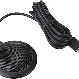 SIK Omni-Directional Condenser Micropne Mic for Meeting Business Conference Computer Desktop Laptop PC Voice Chat Games Live Broadcast Sound Pick-up AUX USB Cable-10