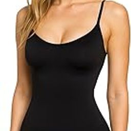 Body Shaper for Women – Ultra-Soft Seamless Bodysuit with Firm Tummy Control, Steel-Free Tank Style, Thigh-Length Fit, Invisible Under Tight Outfits and Dresses-image-79