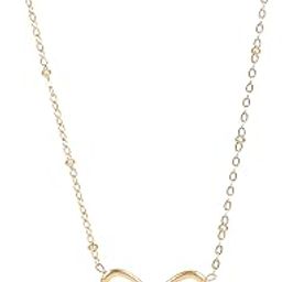 ARORI Love Bow Pendant Necklace for Women & Girls | Korean Style Gold Small Pendant Long Chain Necklace-image-80