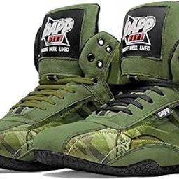 Dapp Athlete-Series Weightlifting Shoes for Men and Women | Leather Rexine Exterior | Signature Flat Sole | Padded Interiors for Stability | Smart Cushioning | Wide Toe Box.-picture-51