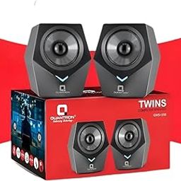 QUANTRON Twins QWS-1203 Computer Speakers | 6W Output | LED Lights | 3.5mm Audio Jack | USB Powered | 1.2m Cable | Volume Control | for PC, Laptop, Desktop-image-28