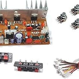 2.1 Home Theater Kit Board Amplifier Circuit with Bass Boost and Treble Support TDA2030 Based with Connecting Wires DIY kit-picture-11