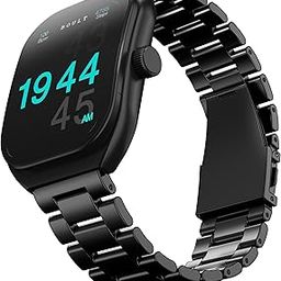 Boult Trail Smart Watch 2.01'' 3D Curved HD Display, BT Calling, Working Crown, 190+Watchfaces, 500 Nits Brightness, AI Voice Assistant, SpO2 Monitoring, 120+ Sports Mode (Metal Black)-12