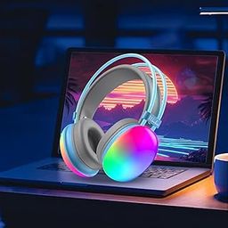 RGB Wireless Bluetooth Headphones V5.3 with RGB Lights, Active Noise Cancelling, and Hi-Fi Sound – Over-Ear Wireless Headphones with Built-in Mic, TF Card Support & USB Charging-9