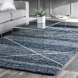 Carpet for Living Room, Bedroom and Hall Handmade Microfiber Cozy Soft and Fluffy Shaggy Area Rug with 2 inch Thick Anti Skid Rug 4x6 feet Carpets13-image-26