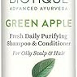 Biotique Green Apple Shine & Gloss Shampoo & Conditioner| Promotes Healthy, Shiny and Glossy Hair | Nourishes Scalp | Makes Hair Soft & Smooth |100% Botanical Extracts| All Skin Types | 120ml-73