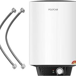 POLYCAB Celestia Prime 5-Star 15L Water Heater (Geyser) | Free Connecting Pipe | 5-yr tank & 2-yr product warranty | Temperature Control Knob | Enhanced Safety, Rust Proof | Efficient Heating【White】-picture-19