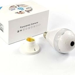 TECHNOVIEW Spy Bulb Camera 1080p WiFi Security Camera,HD Video Audio Recording, 360 Degrees Panoramic View for Home, Office, Motion Detection/Light Vision (Bulb Camera)-28