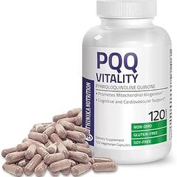 PQQ Vitality 20mg Pyroloquinoline Quinone Supplement Promotes Mitochondrial Biogenesis Non-GMO, 120 Vegetarian Capsules-image-22