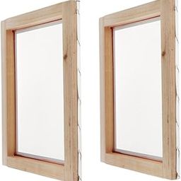UJEAVETTE 2Pcs Screen Printing Wood Frame Silk Print Mesh for Screen Printing 77T-image-61