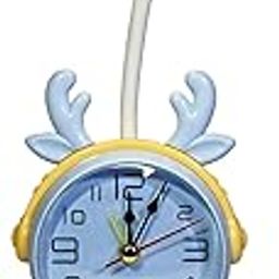 VK VENTURE Multifunctional Alarm Clock with Study/Table/Desk Lamp and Pencil Sharpener | USB Rechargeable Study Lamp | Ideal for Kids, Students, Study Table & Gifts (Blue)-image-22